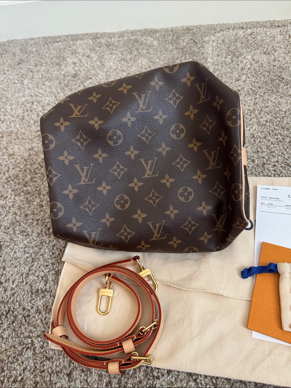 AUTHENTIC LOUIS VUITTON SPEEDY BANDOULIERE 25 - Picture 6 of 10